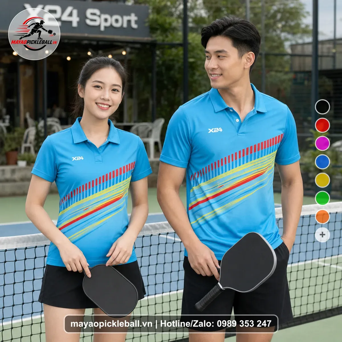 Bộ Quần Áo Pickleball PND-PB-130 Xanh