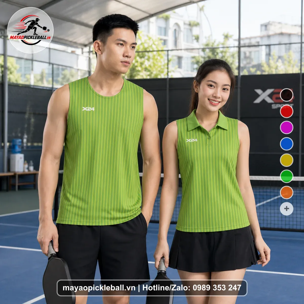 Bộ Quần Áo Pickleball PND-PB-146 Xanh