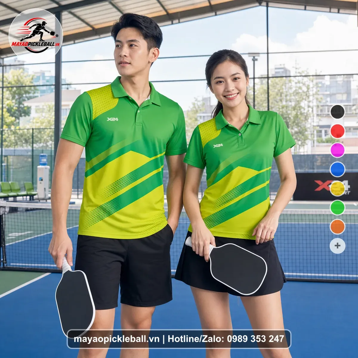 Bộ Quần Áo Pickleball PND-PB-150 Xanh
