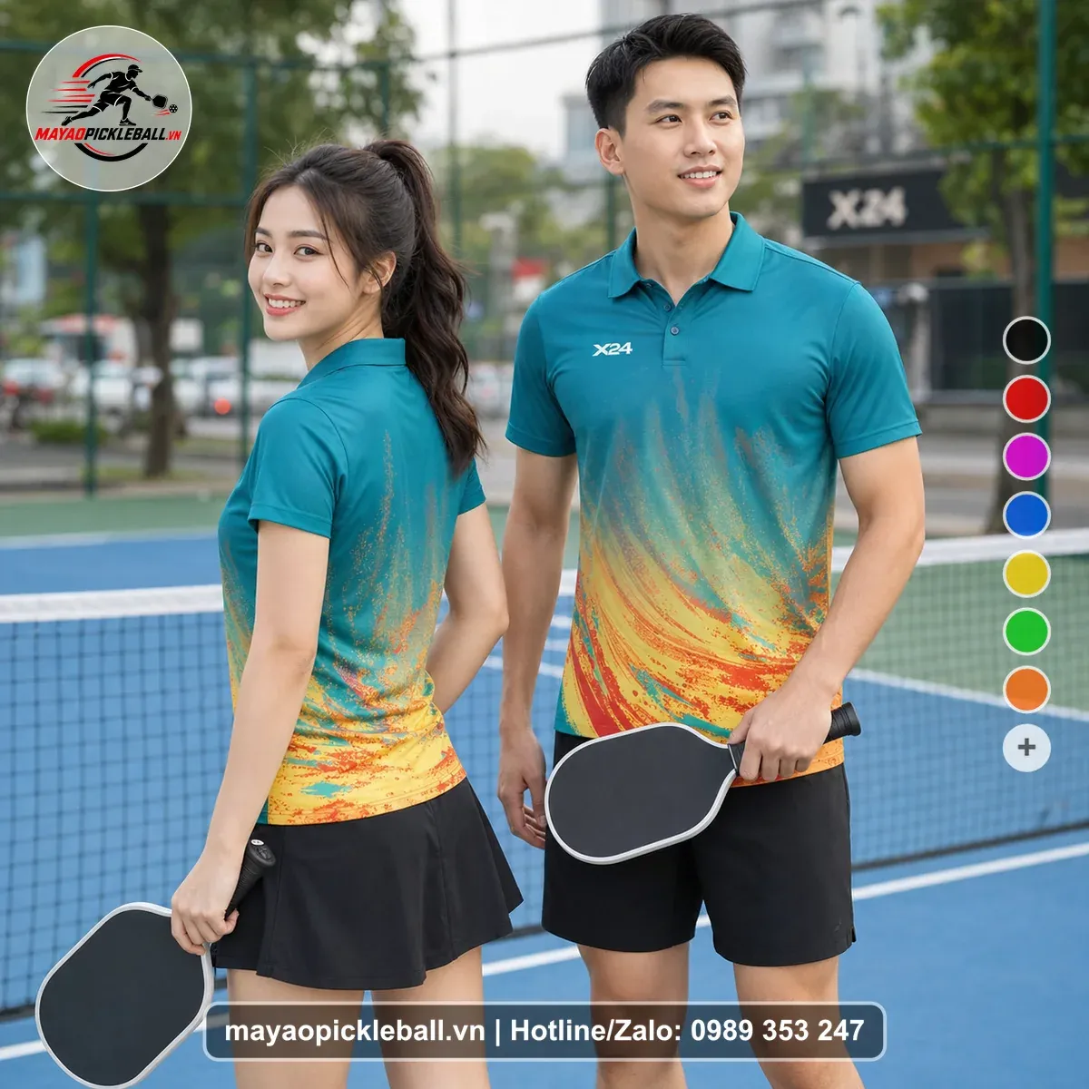 Bộ Quần Áo Pickleball PND-PB-169 Xanh