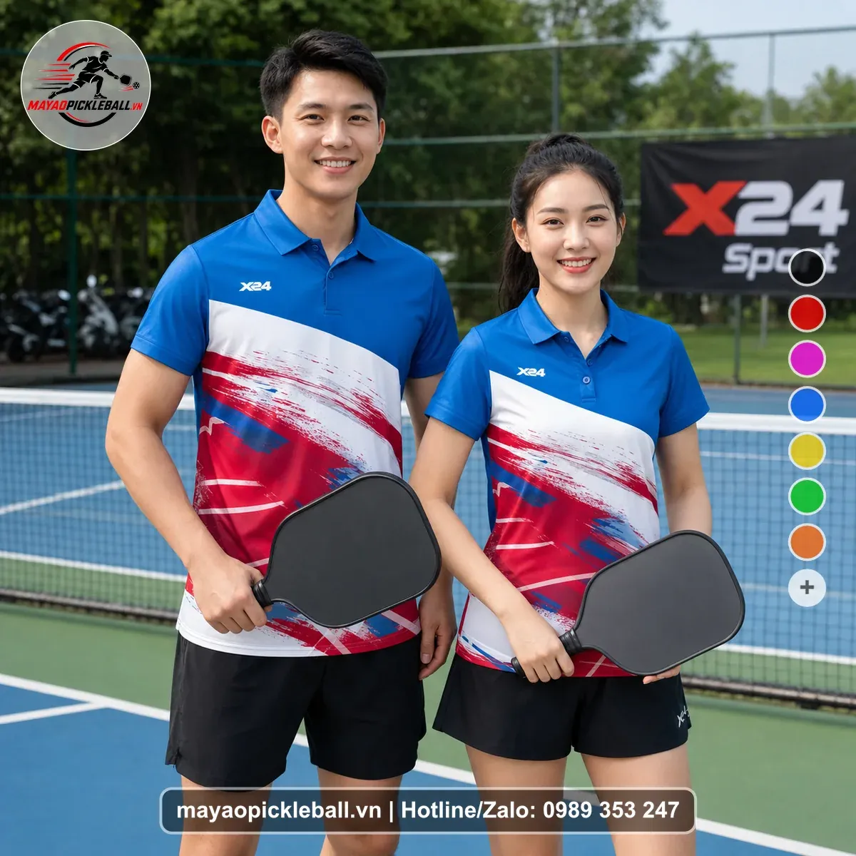 Bộ Quần Áo Pickleball PND-PB-177 Xanh