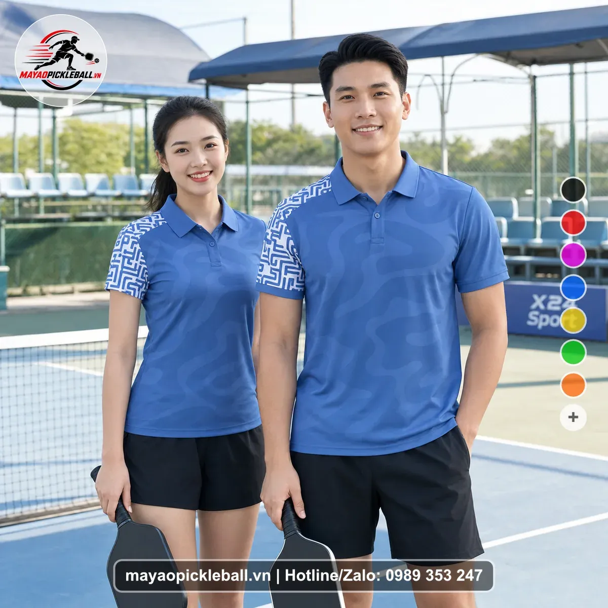 Bộ Quần Áo Pickleball PND-PB-179 Xanh
