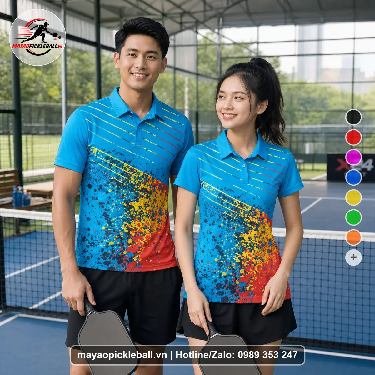 Bộ Quần Áo Pickleball PND-PB-182 Xanh