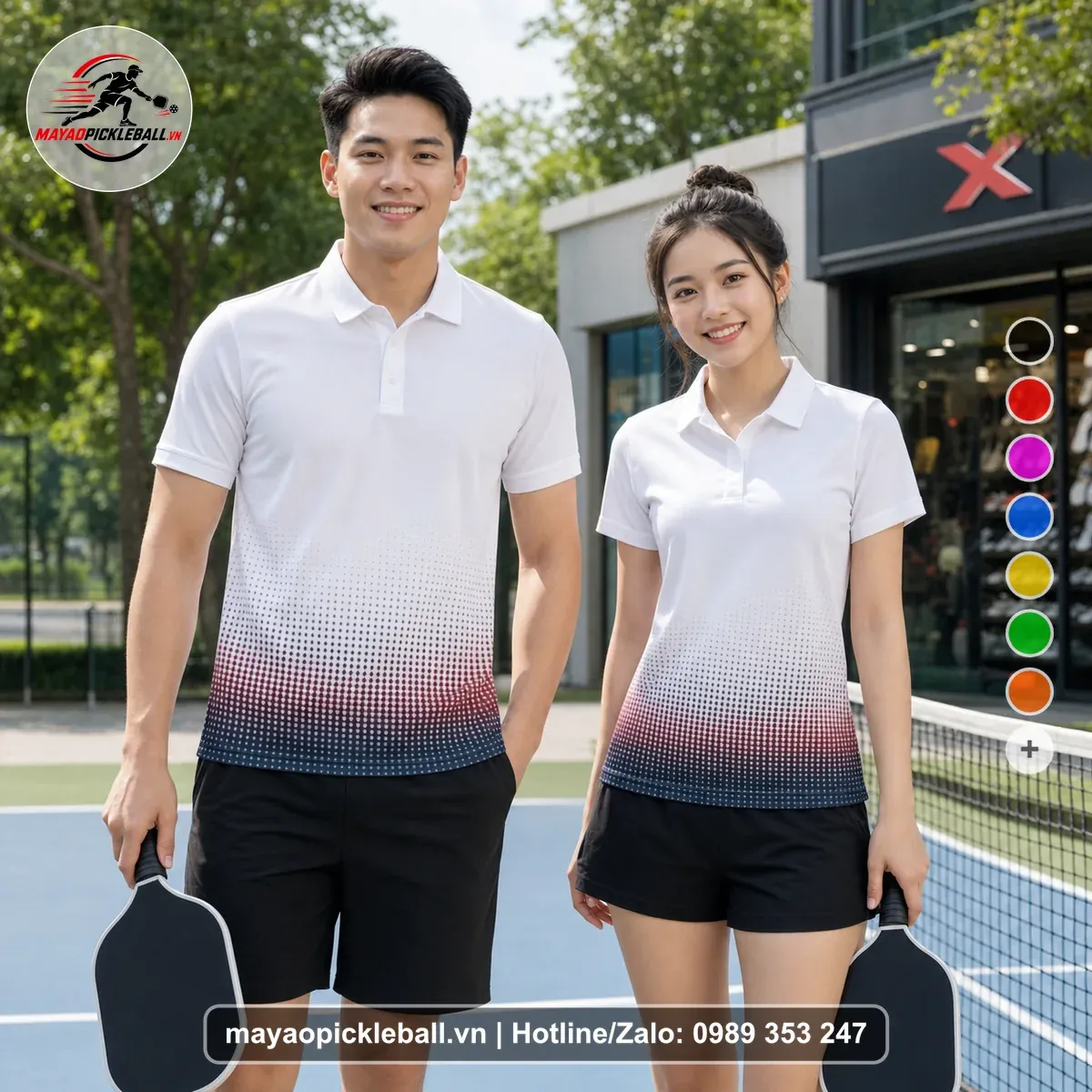 Bộ Quần Áo Pickleball PND-PB-187 Trắng