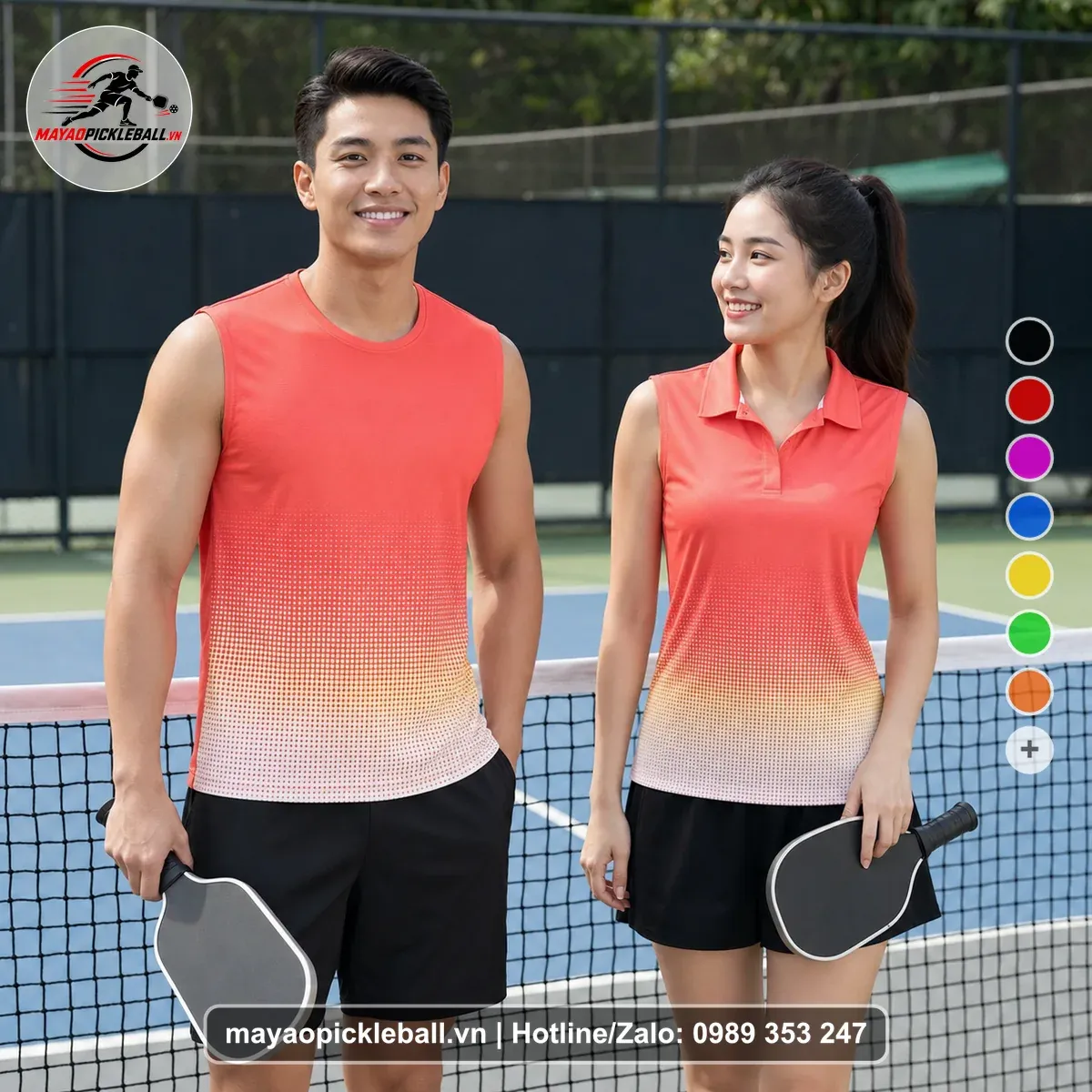 Bộ Quần Áo Pickleball PND-PB-189 Đỏ