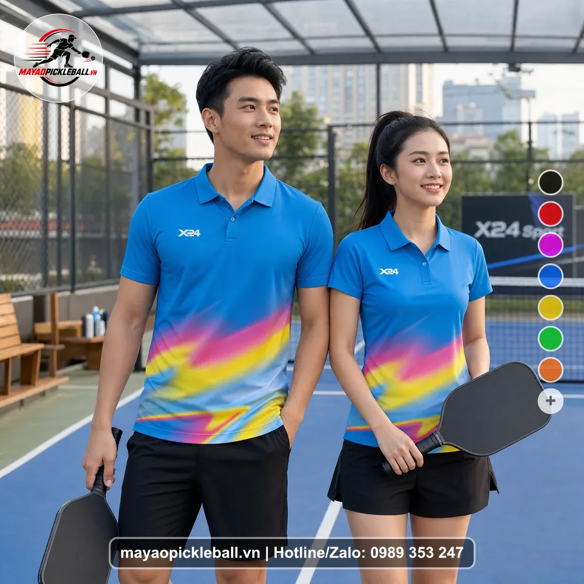 Bộ Quần Áo Pickleball PND-PB-192 Xanh