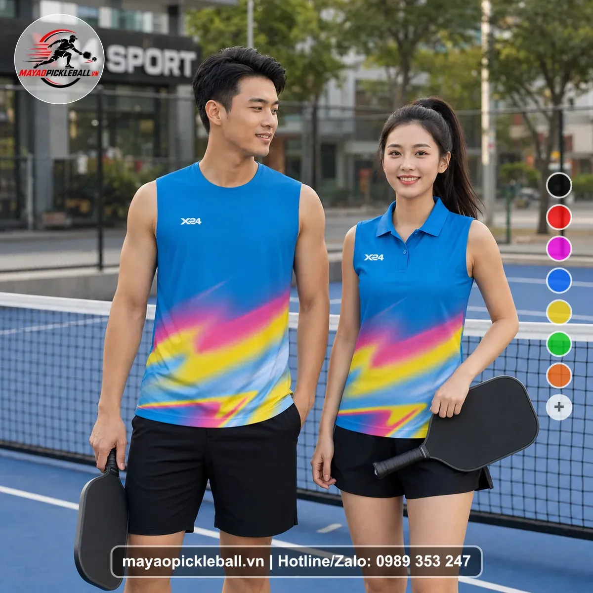 Bộ Quần Áo Pickleball PND-PB-192 Xanh