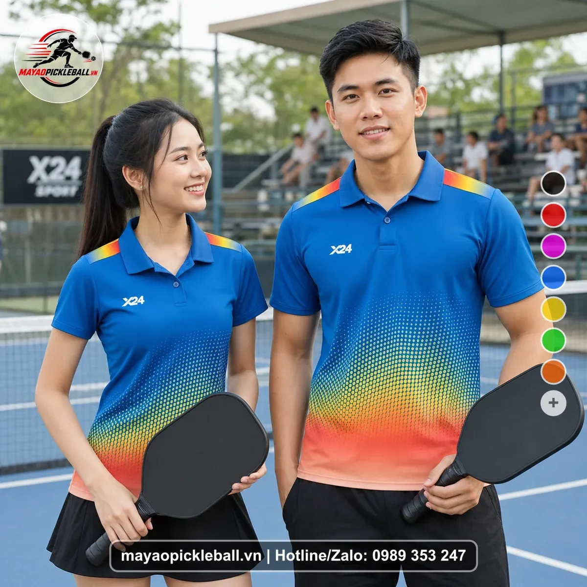 Bộ Quần Áo Pickleball PND-PB-194 Xanh