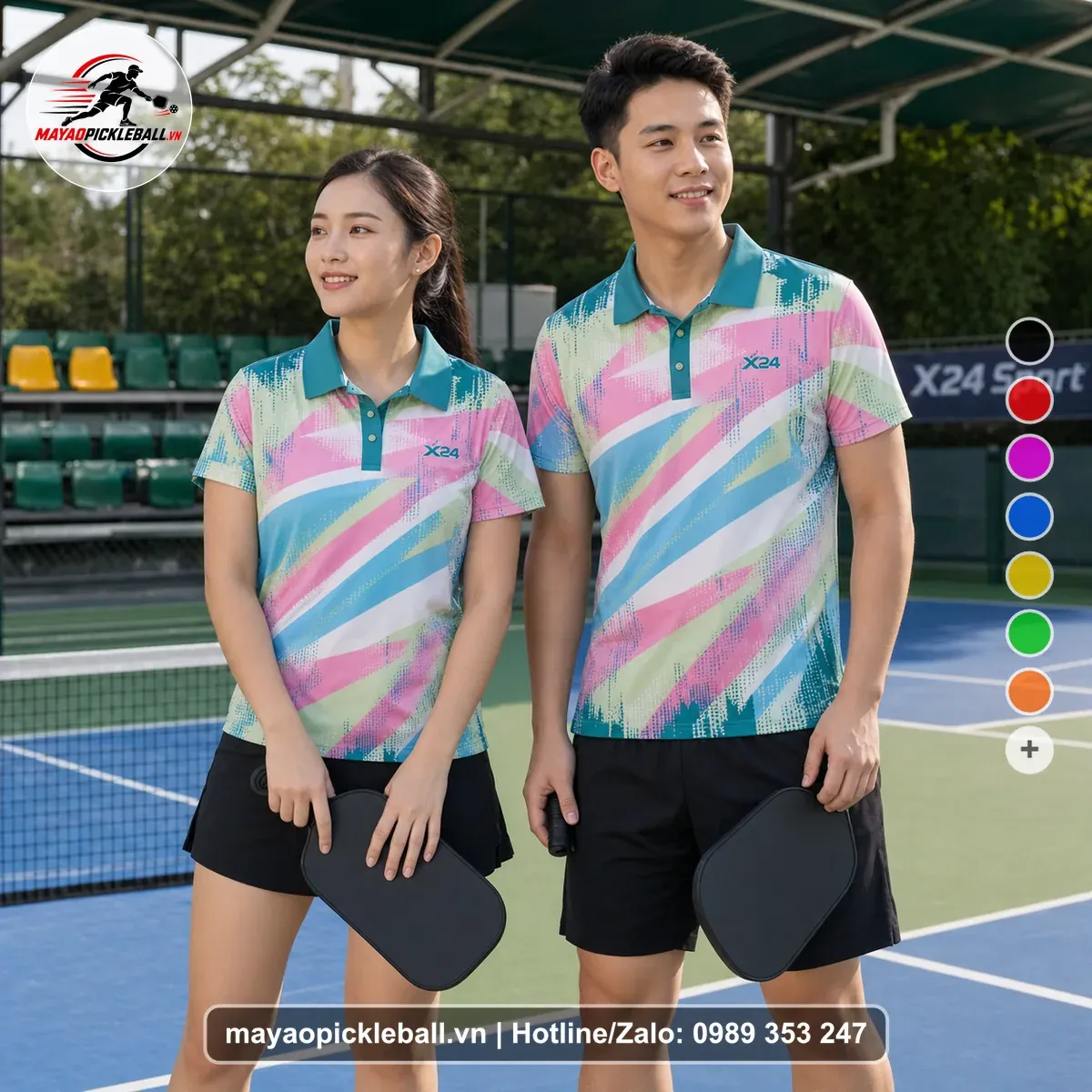Bộ Quần Áo Pickleball PND-PB-197 Xanh