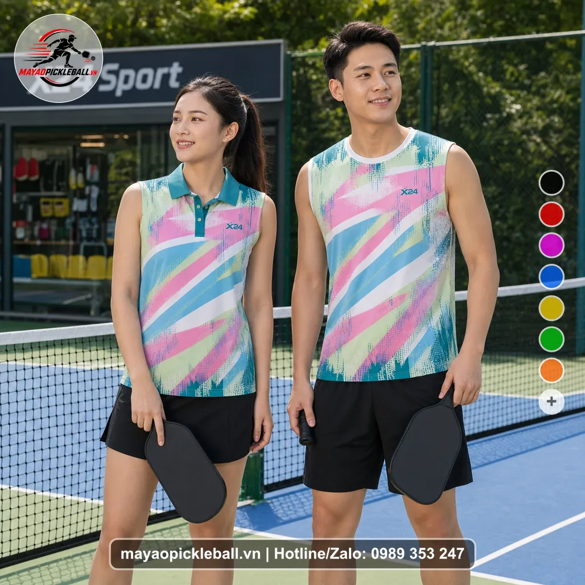 Bộ Quần Áo Pickleball PND-PB-197 Xanh