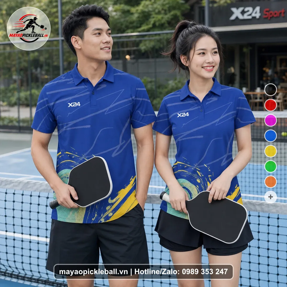 Bộ Quần Áo Pickleball PND-PB-215 Xanh