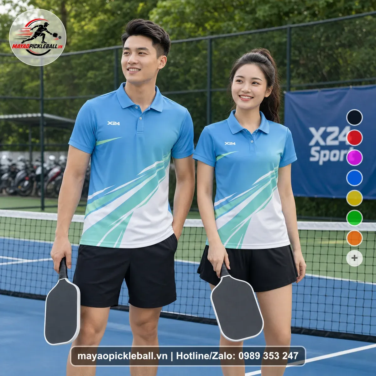 Bộ Quần Áo Pickleball PND-PB-219 Xanh