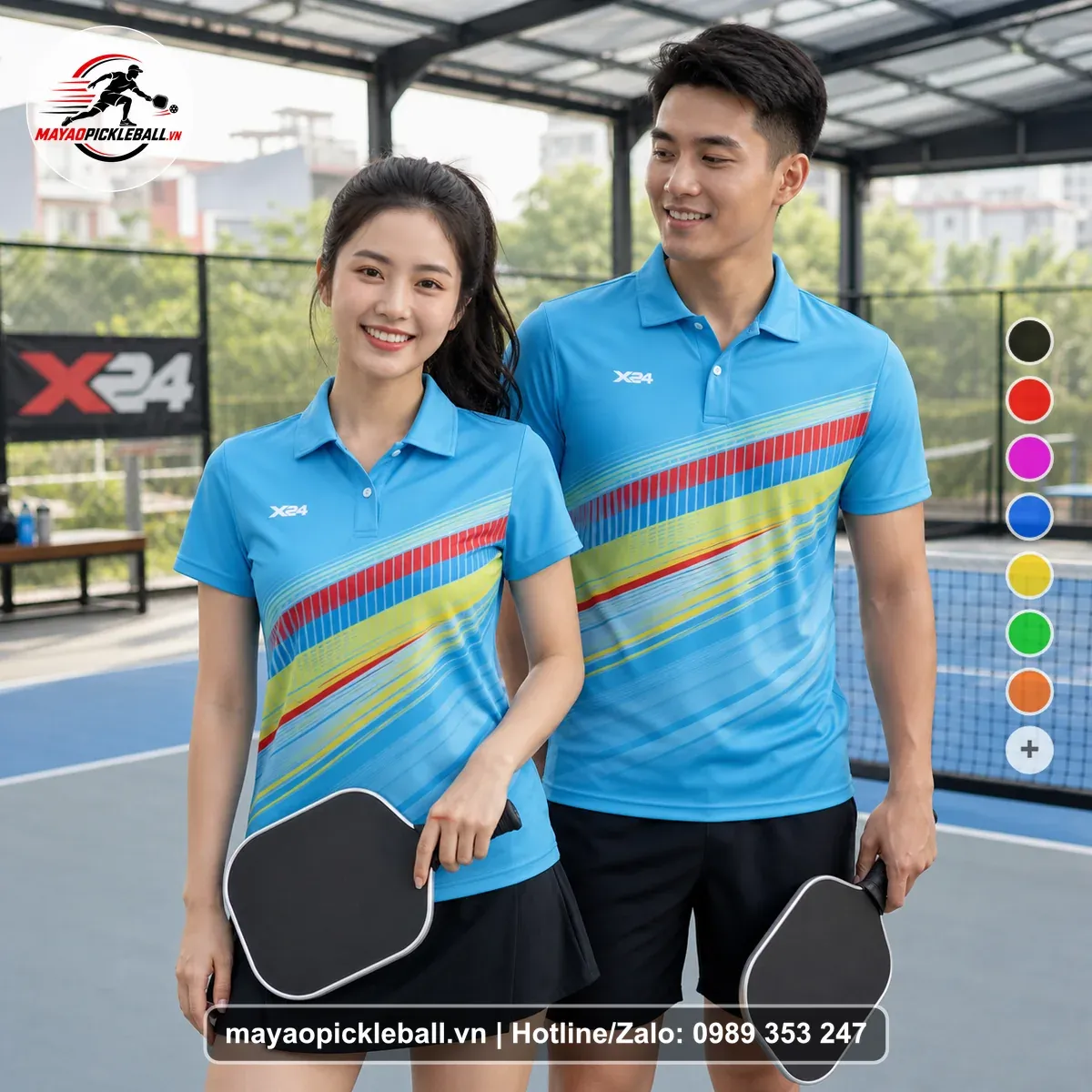 Bộ Quần Áo Pickleball PND-PB-222 Xanh