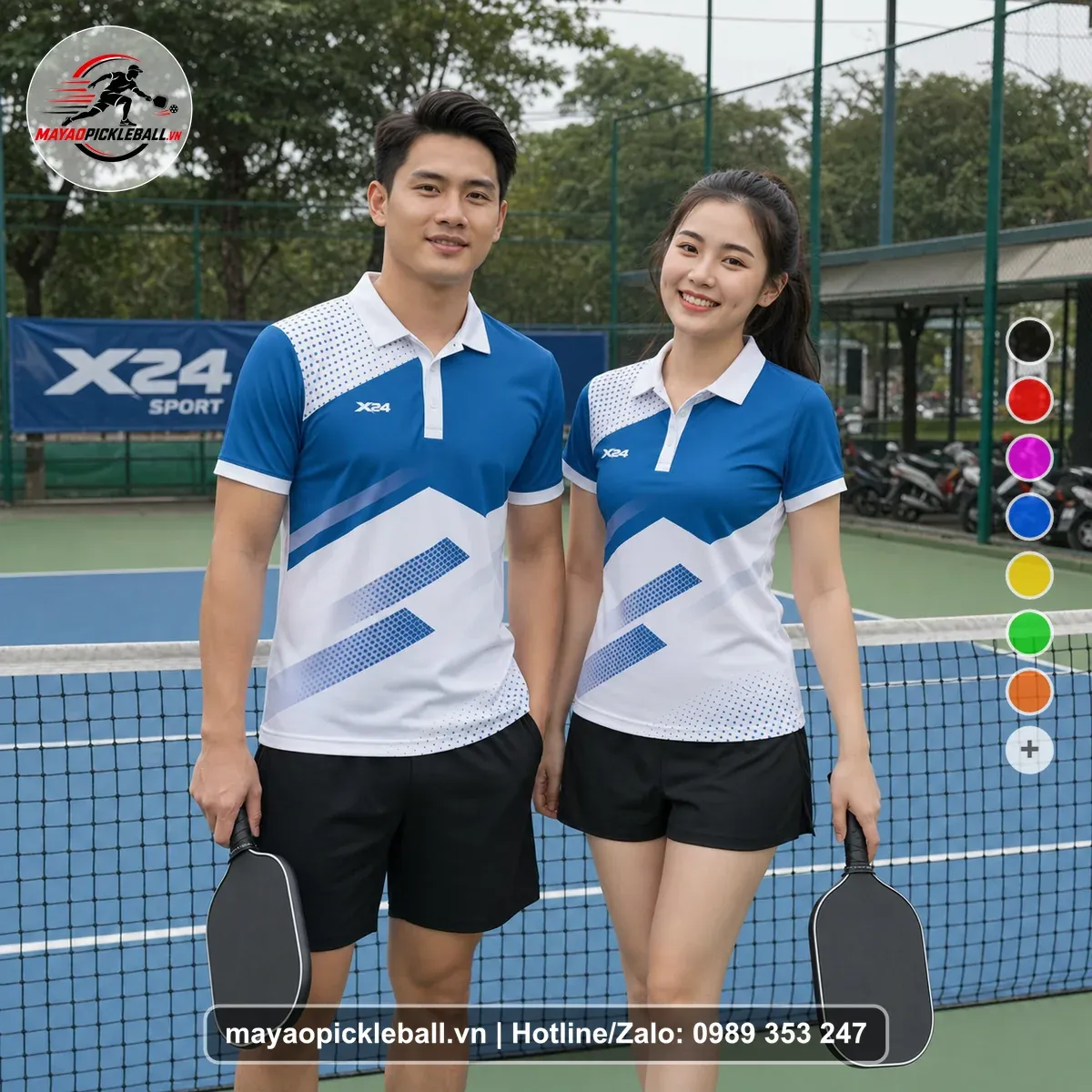 Bộ Quần Áo Pickleball PND-PB-241 Xanh