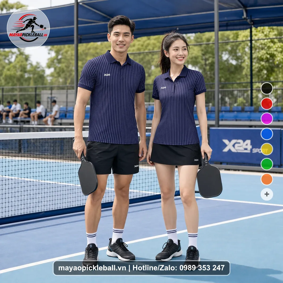 Bộ Quần Áo Pickleball PND-PB-248 Tím