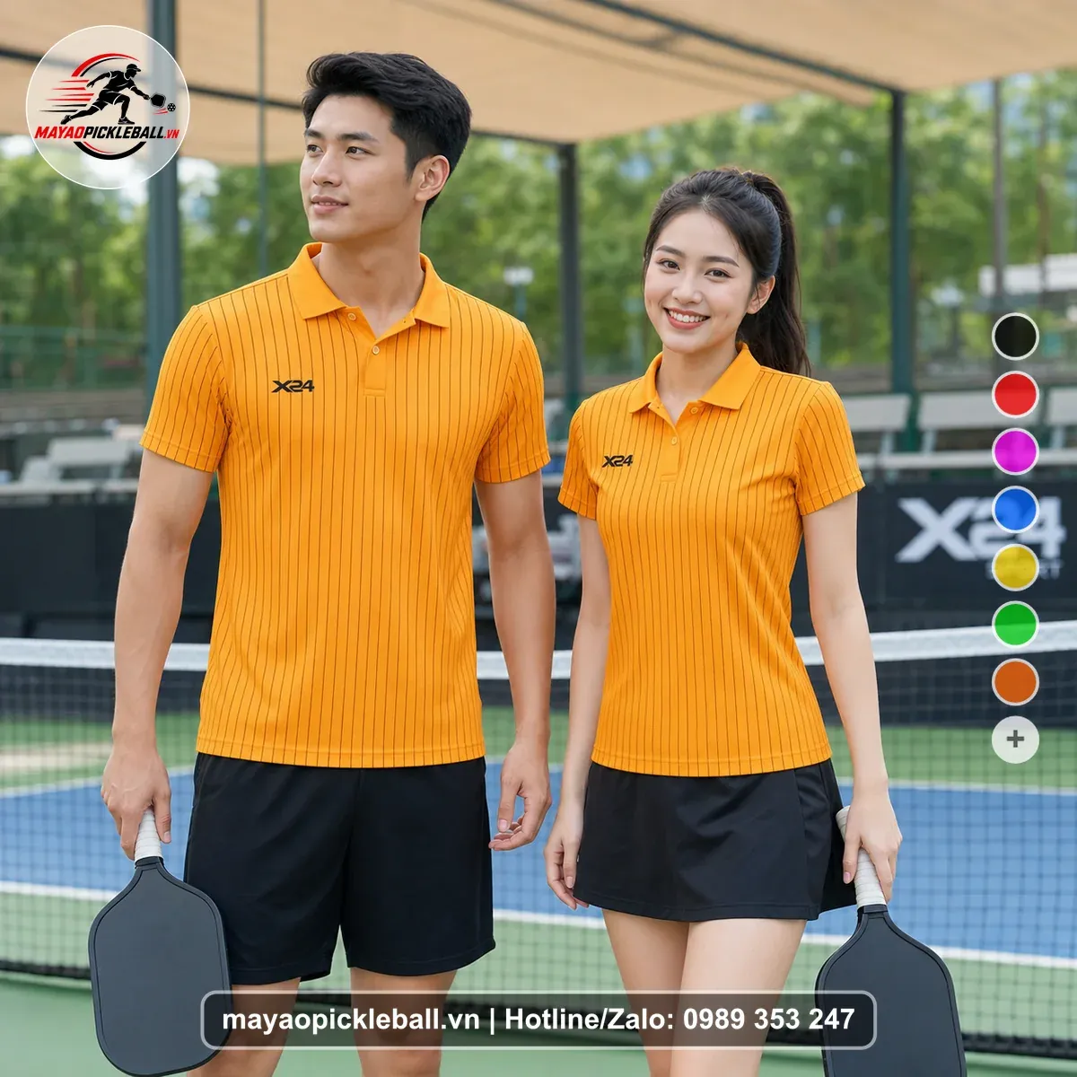 Bộ Quần Áo Pickleball PND-PB-249 Cam