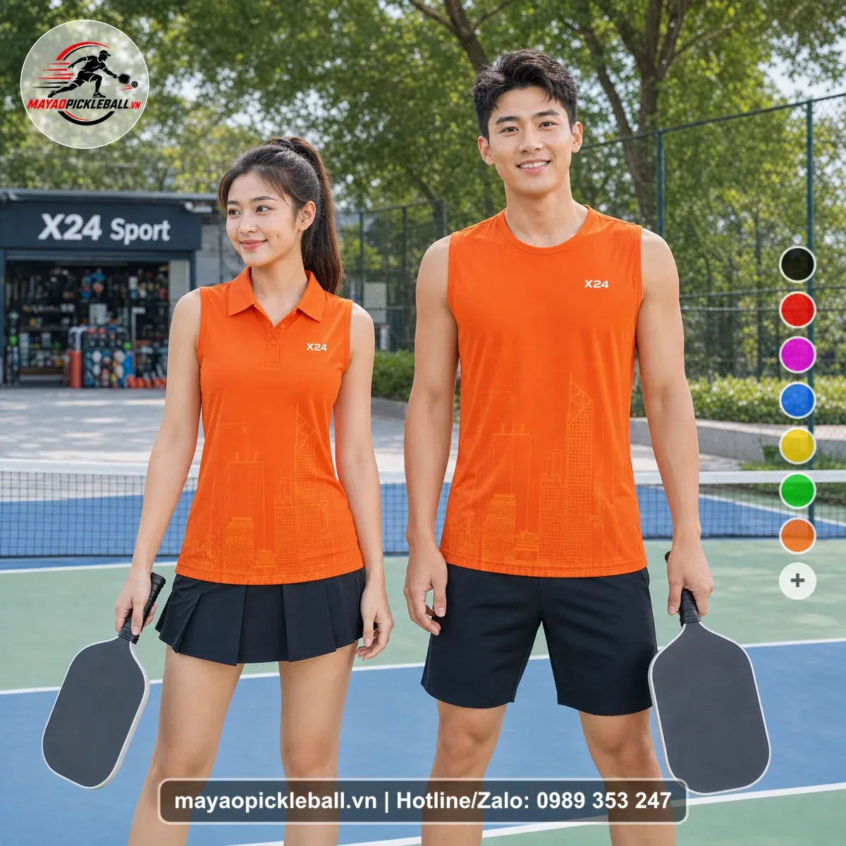 Bộ Quần Áo Pickleball PND-PB-251 Đỏ