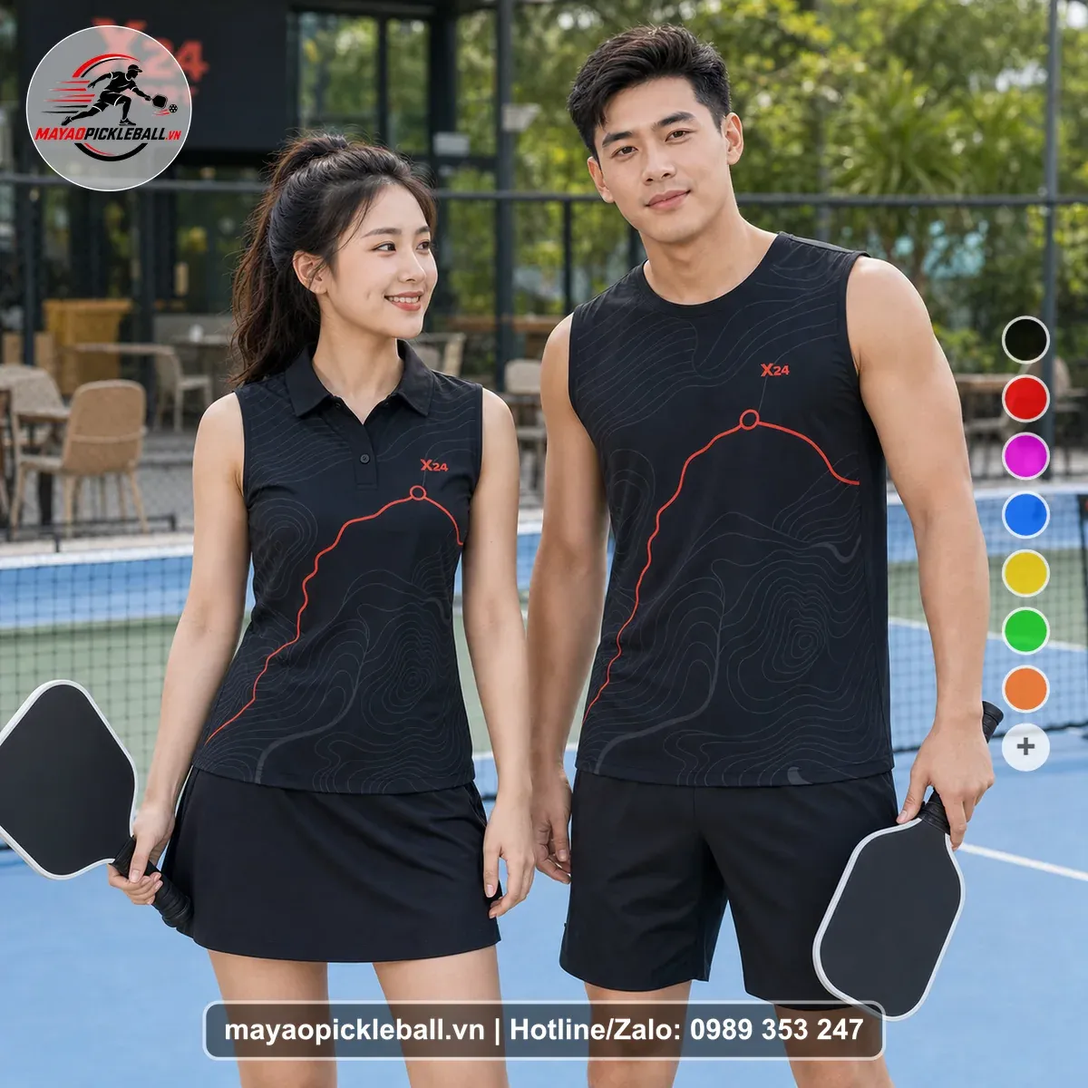 Bộ Quần Áo Pickleball PND-PB-257 Nổi Bật