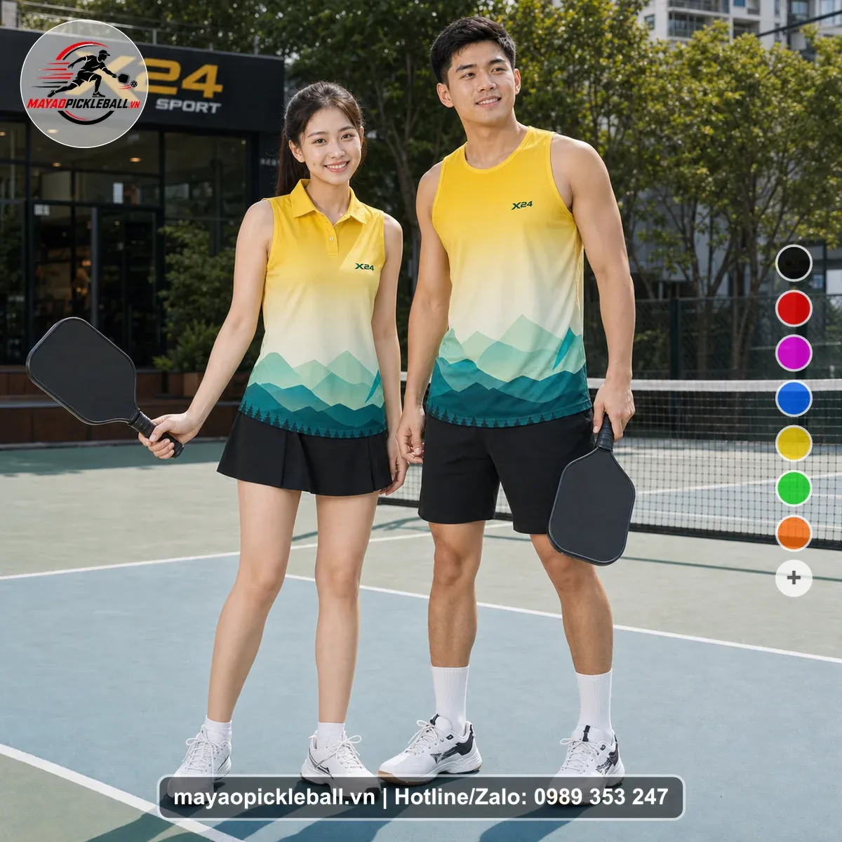 Bộ Quần Áo Pickleball PND-PB-267 Nổi Bật