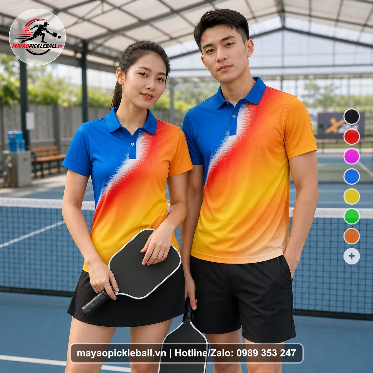 Bộ Quần Áo Pickleball PND-PB-278 Cam