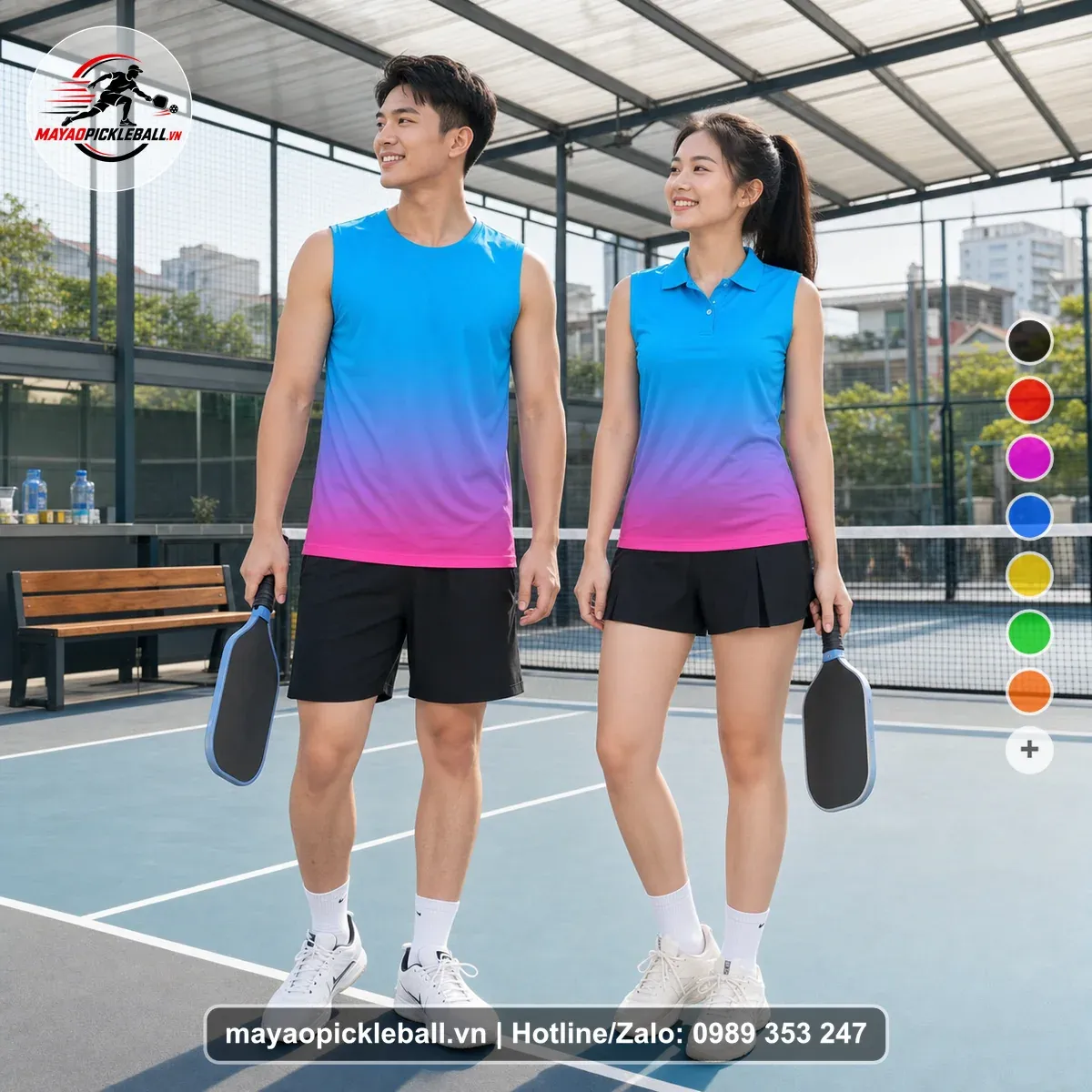 Bộ Quần Áo Pickleball PND-PB-286 Nổi Bật
