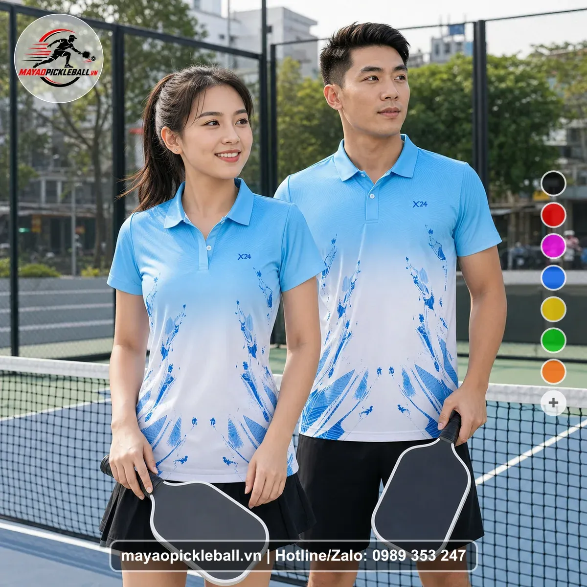 Bộ Quần Áo Pickleball PND-PB-301 Xanh