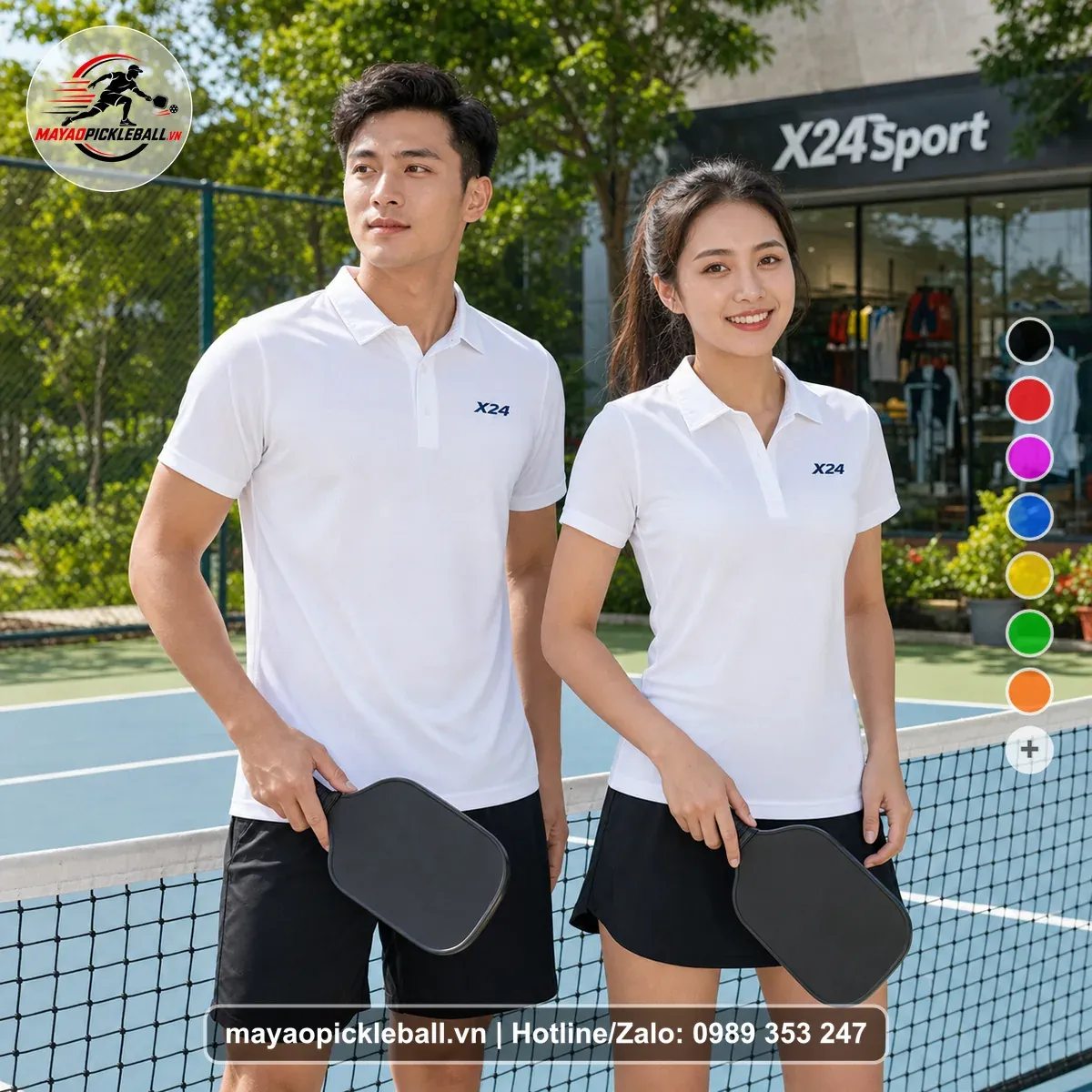Bộ Quần Áo Pickleball PND-PB-304 Trắng