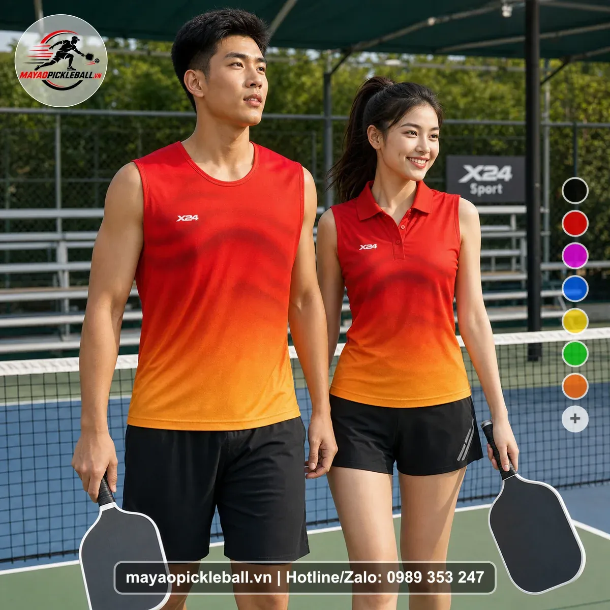 Bộ Quần Áo Pickleball PND-PB-318 Nổi Bật