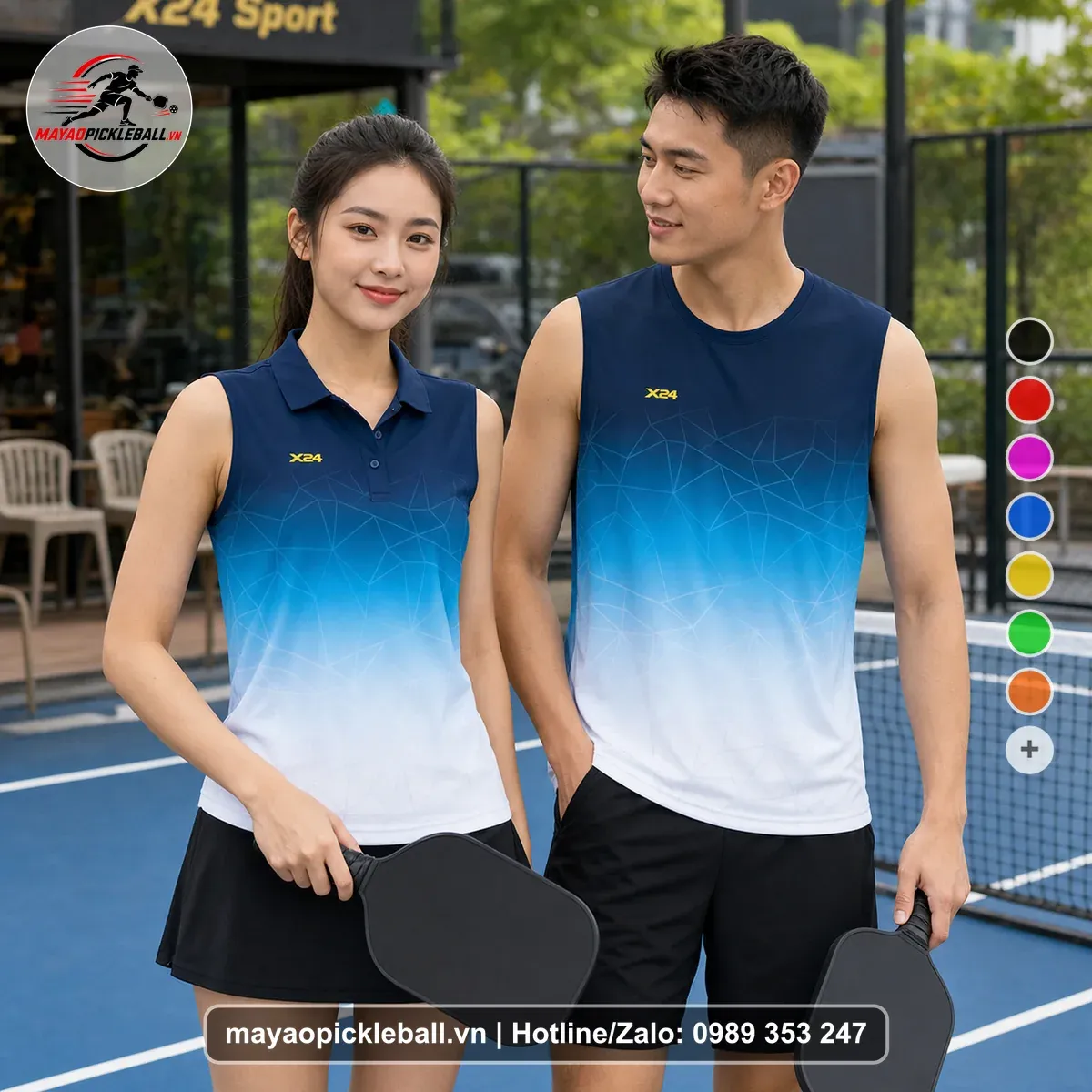 Bộ Quần Áo Pickleball PND-PB-330 Đỏ