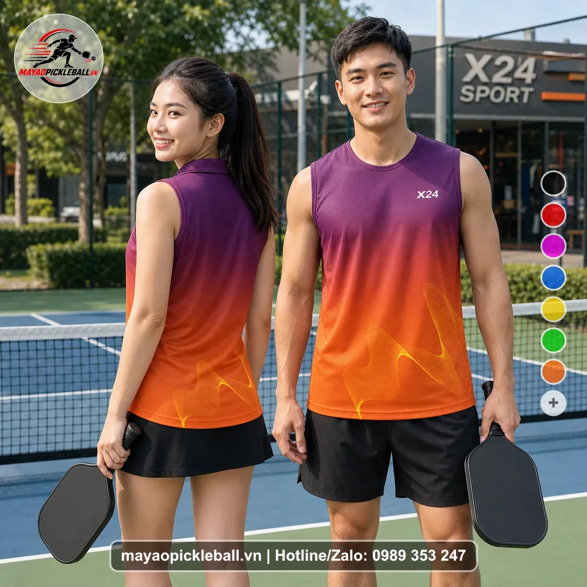 Bộ Quần Áo Pickleball PND-PB-344 Nổi Bật