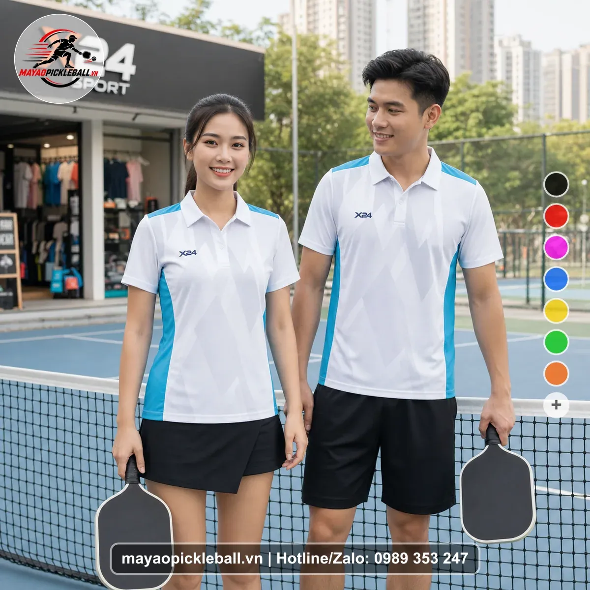 Bộ Quần Áo Pickleball PND-PB-346 Đỏ