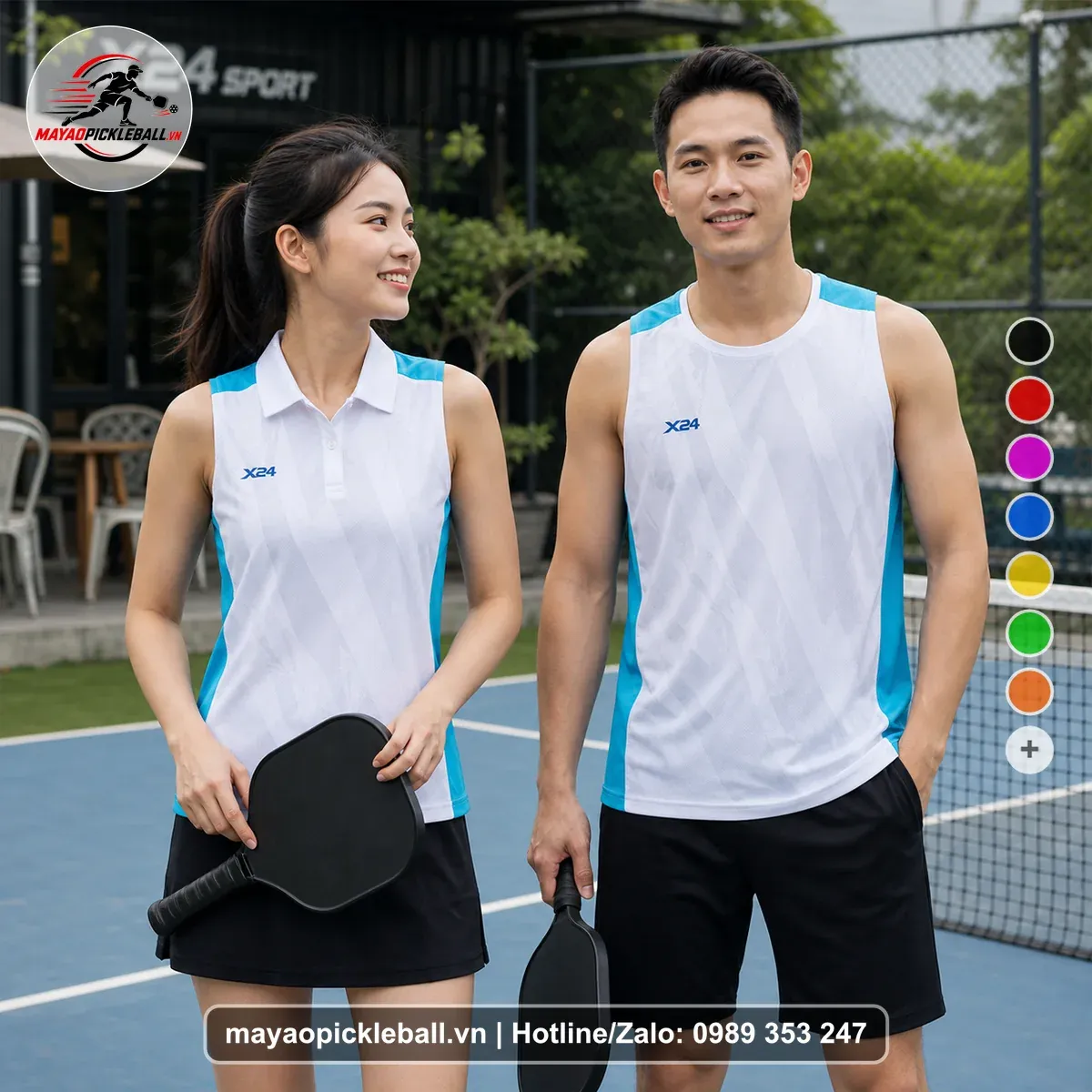 Bộ Quần Áo Pickleball PND-PB-346 Đỏ