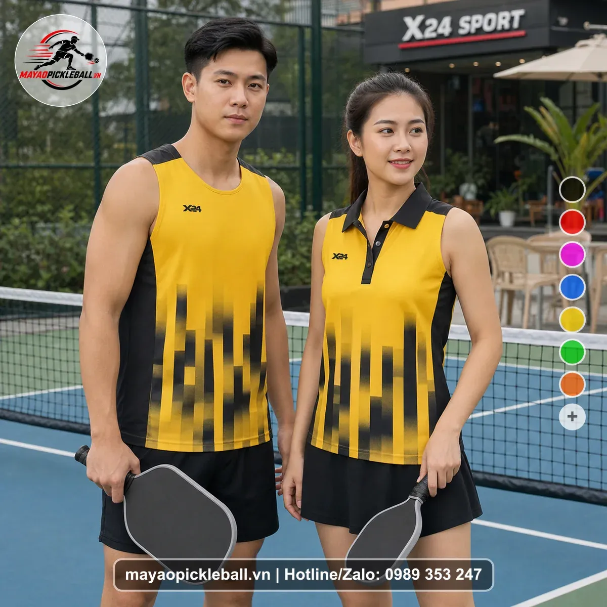 Bộ Quần Áo Pickleball PND-PB-352 Đỏ