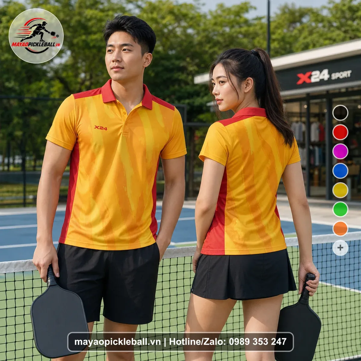 Bộ Quần Áo Pickleball PND-PB-354 Đỏ