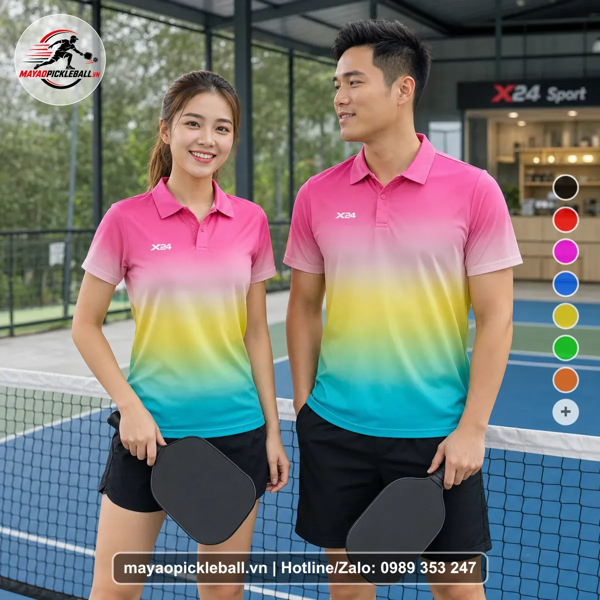 Bộ Quần Áo Pickleball PND-PB-358 Đỏ