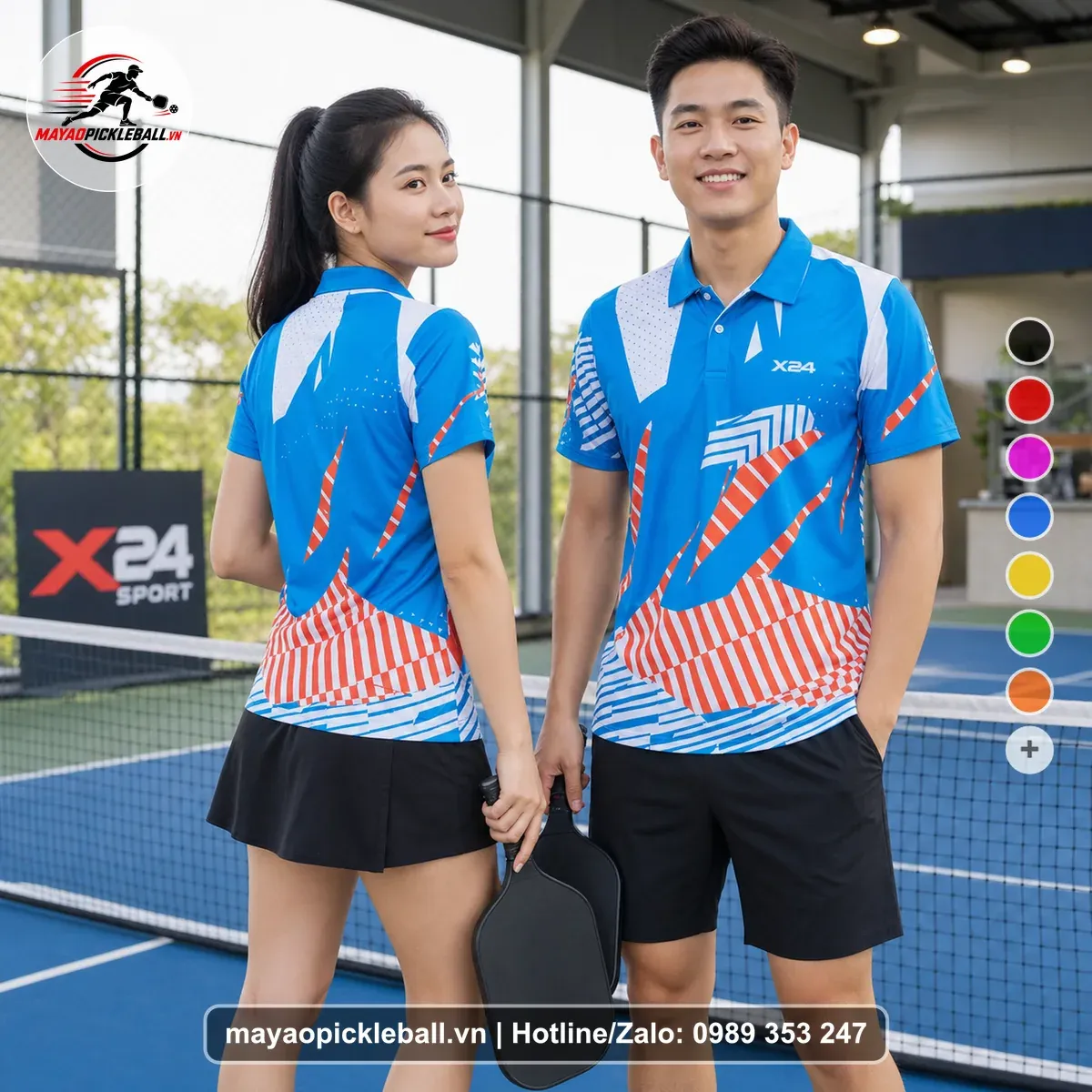 Bộ Quần Áo Pickleball PND-PB-368 Đỏ