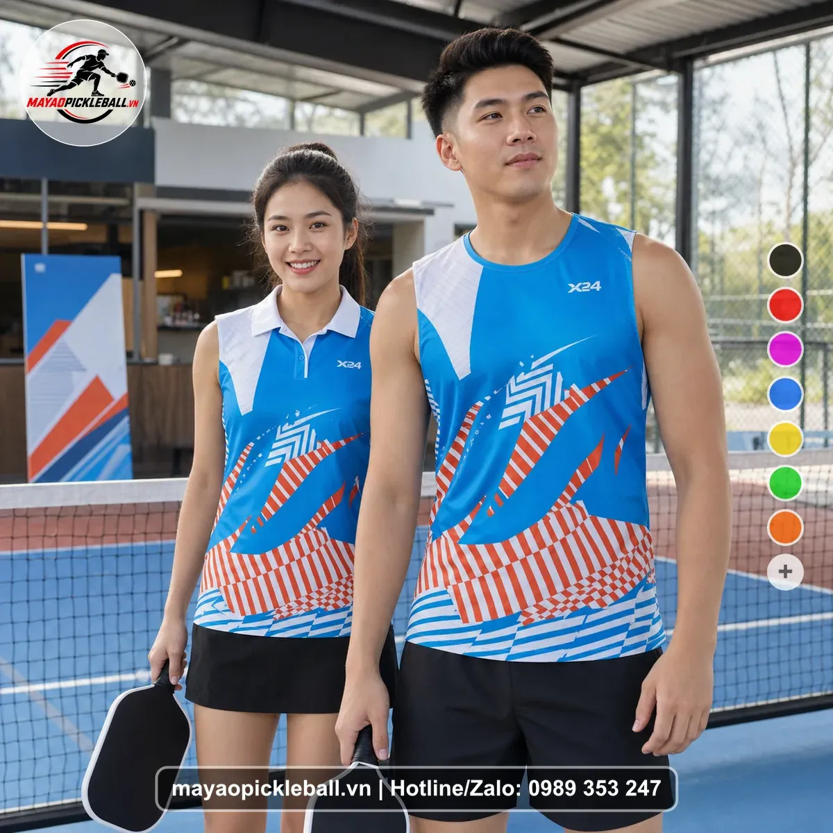Bộ Quần Áo Pickleball PND-PB-368 Đỏ