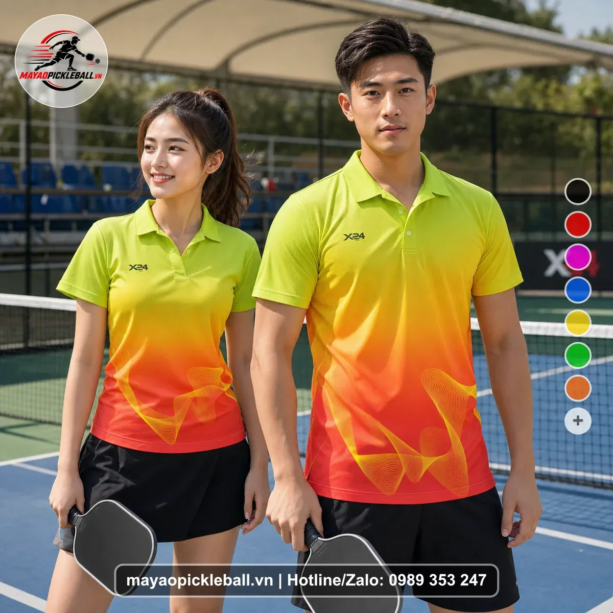 Bộ Quần Áo Pickleball PND-PB-401 Đỏ
