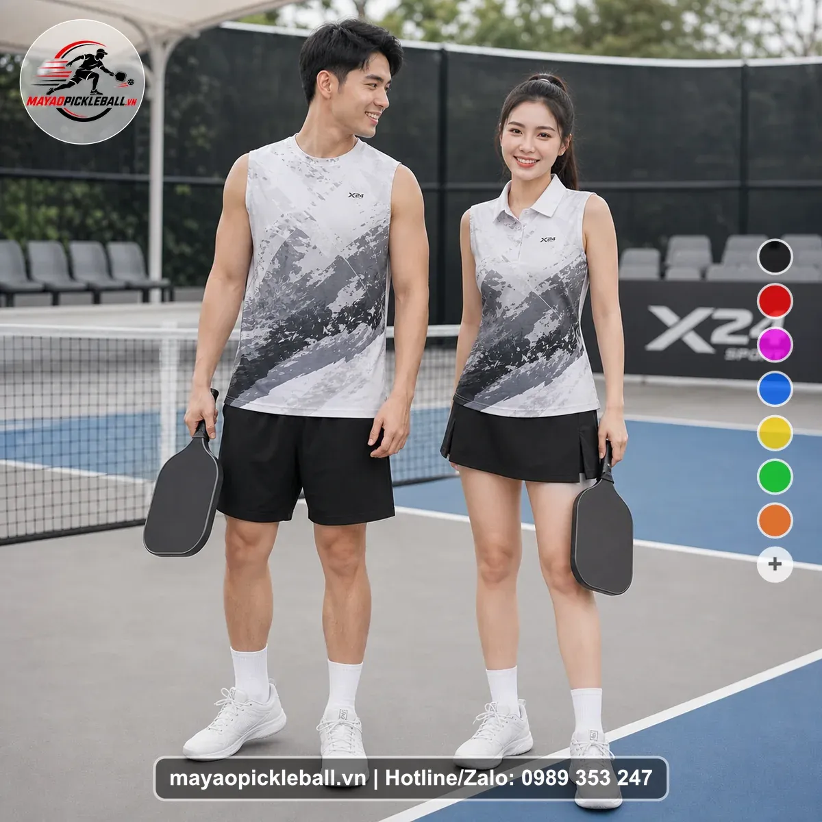 Bộ Quần Áo Pickleball PND-PB-405 Đỏ
