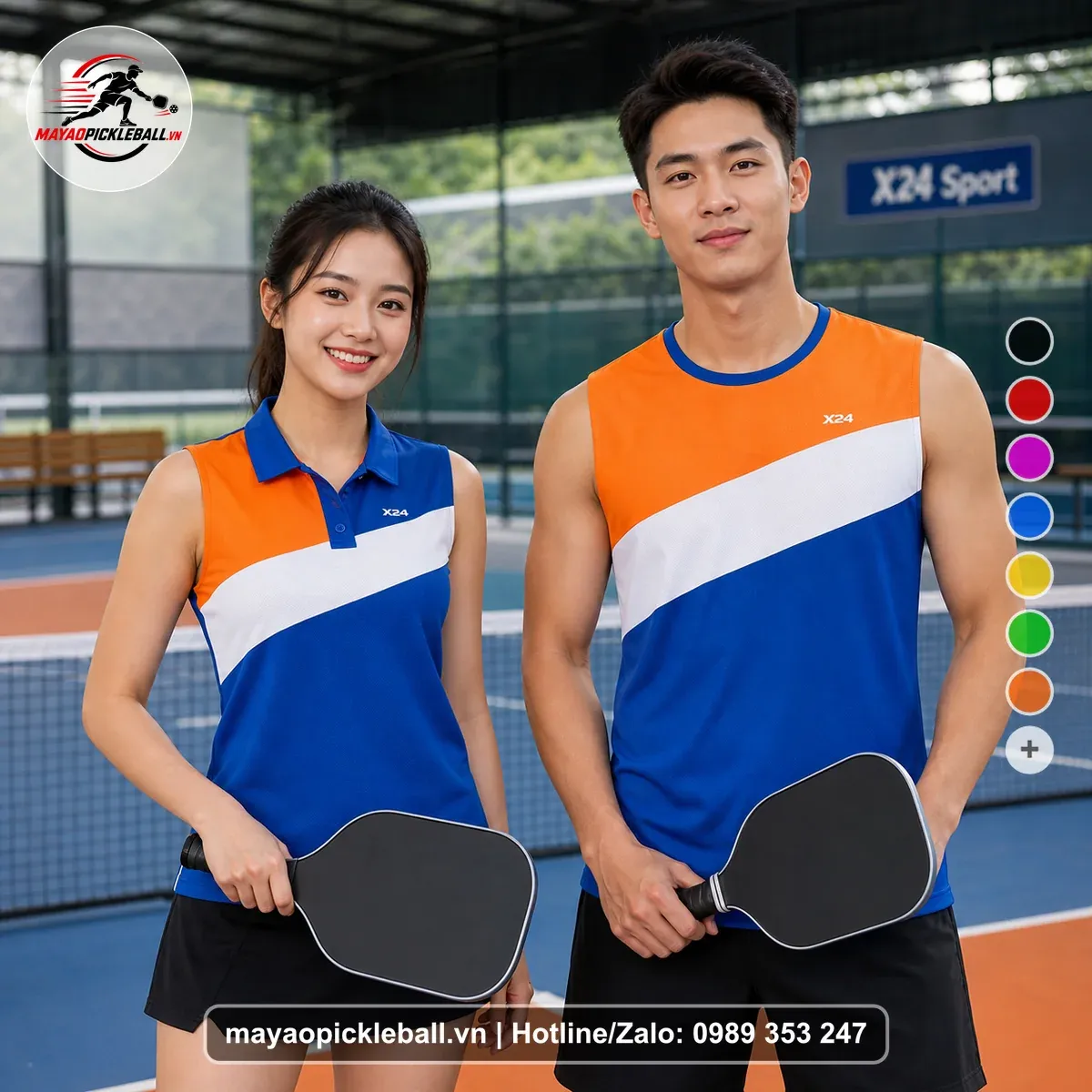 Bộ Quần Áo Pickleball PND-PB-431 Đỏ