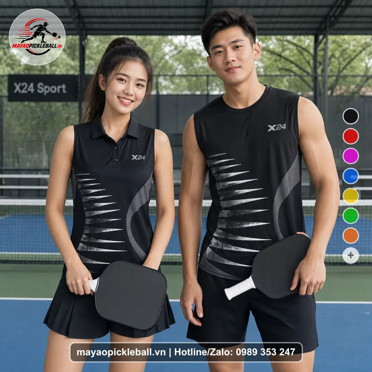 Bộ Quần Áo Pickleball PND-PB-434 Đỏ