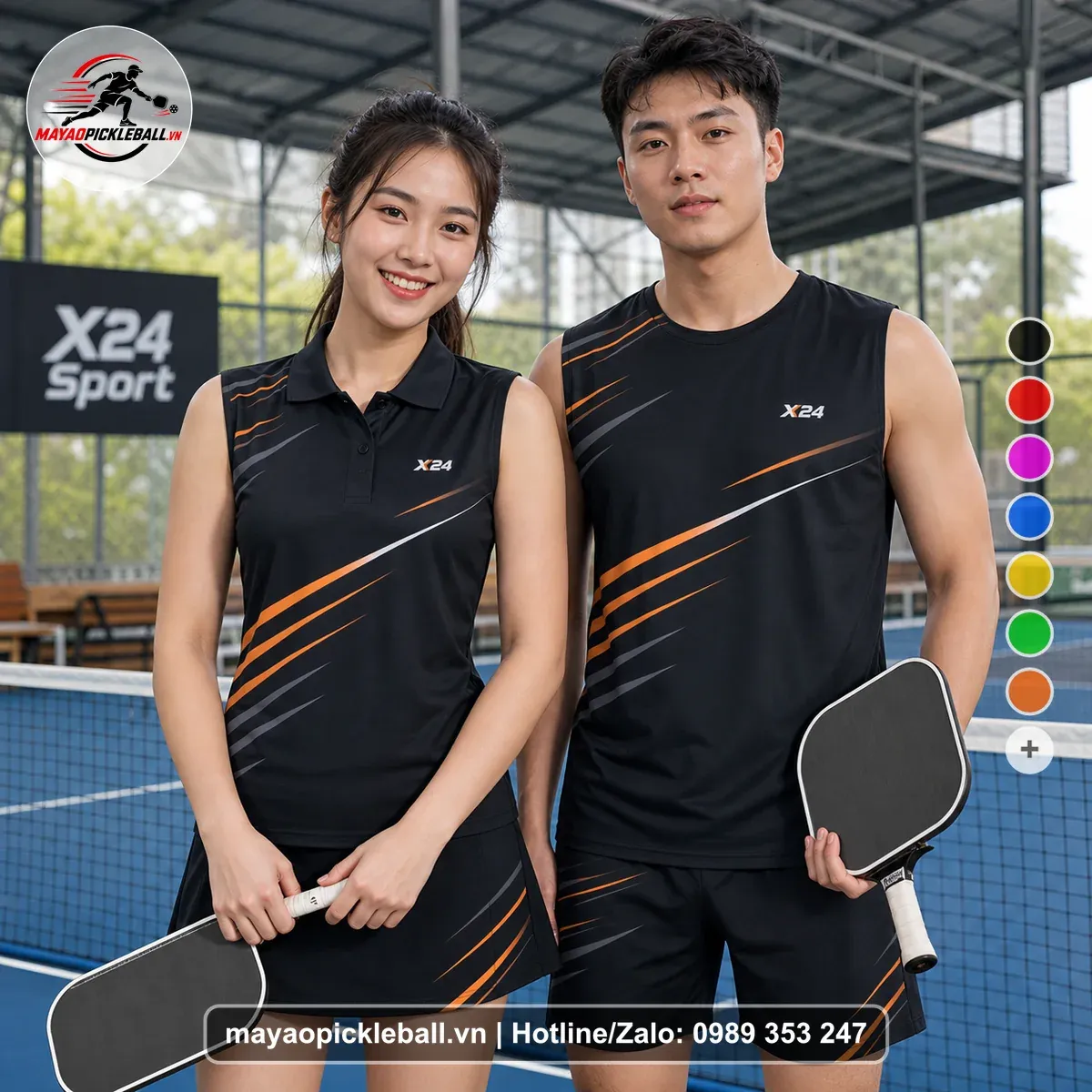 Bộ Quần Áo Pickleball PND-PB-441 Đỏ