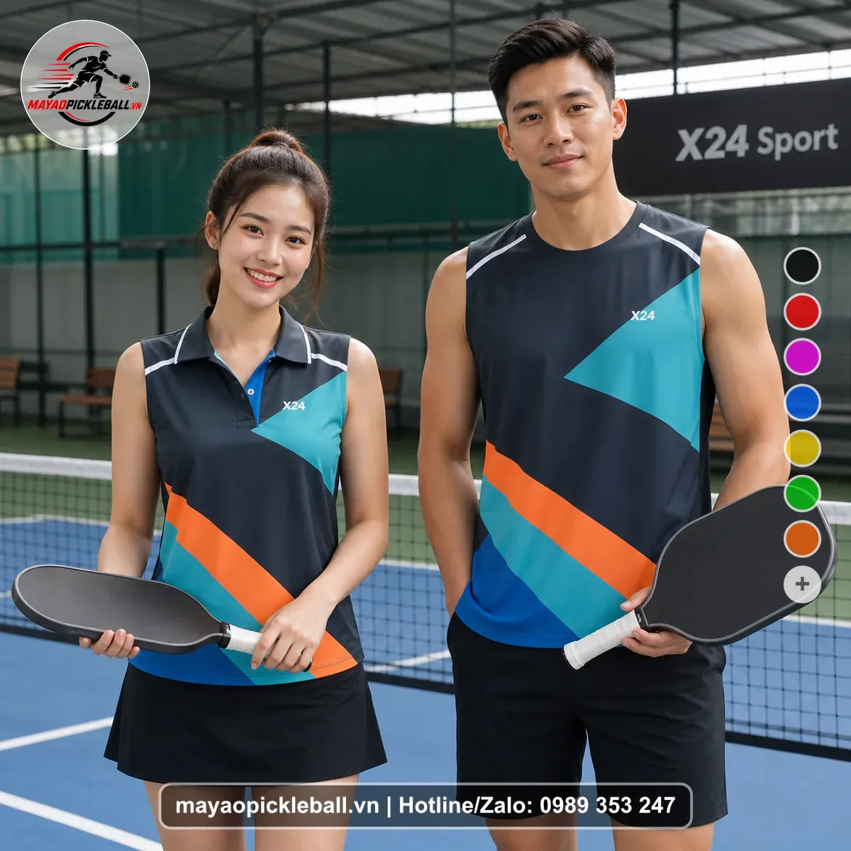 Bộ Quần Áo Pickleball PND-PB-443 Đỏ