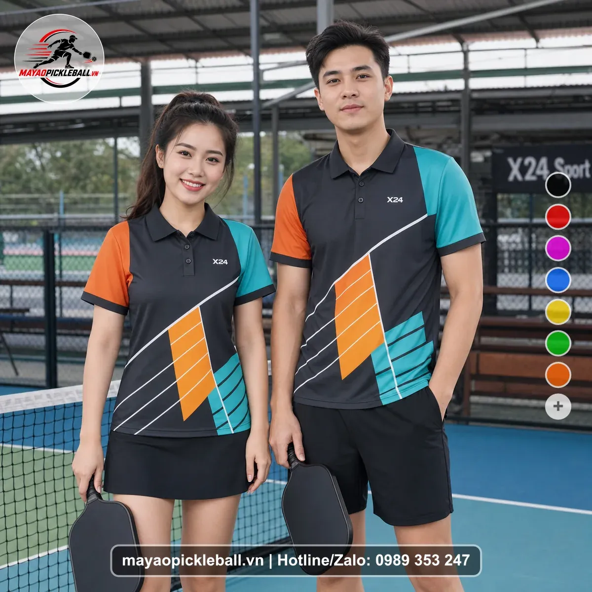 Bộ Quần Áo Pickleball PND-PB-444 Đỏ