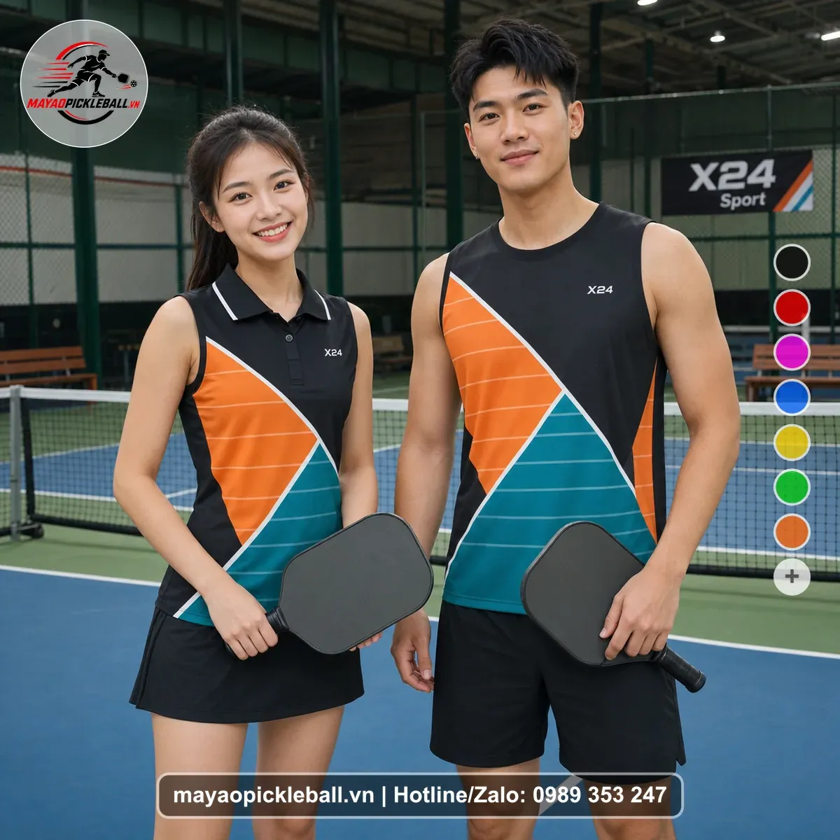 Bộ Quần Áo Pickleball PND-PB-444 Đỏ