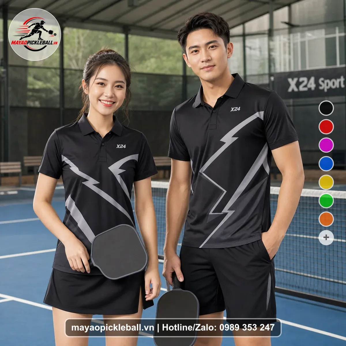 Bộ Quần Áo Pickleball PND-PB-446 Đỏ