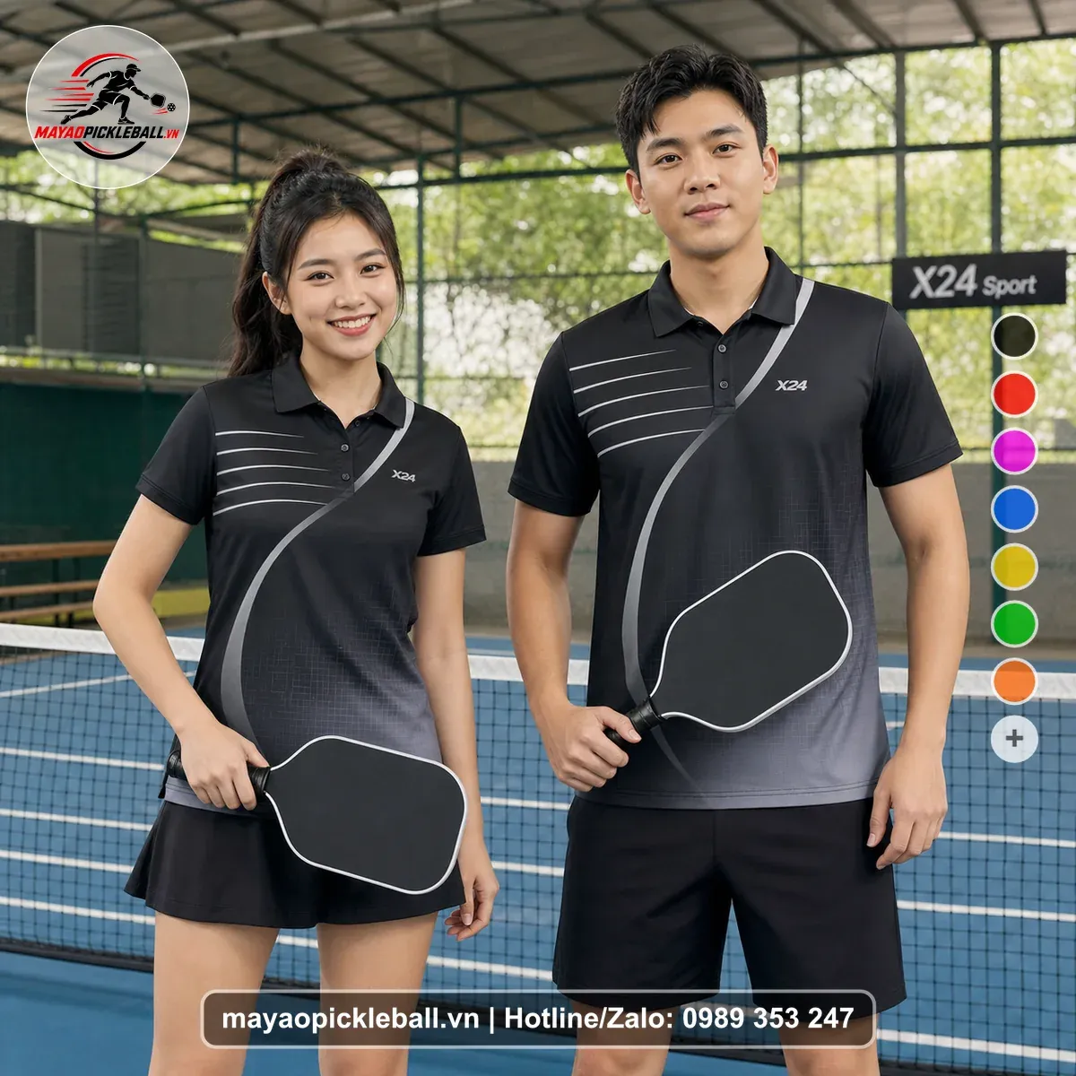 Bộ Quần Áo Pickleball PND-PB-448 Đỏ