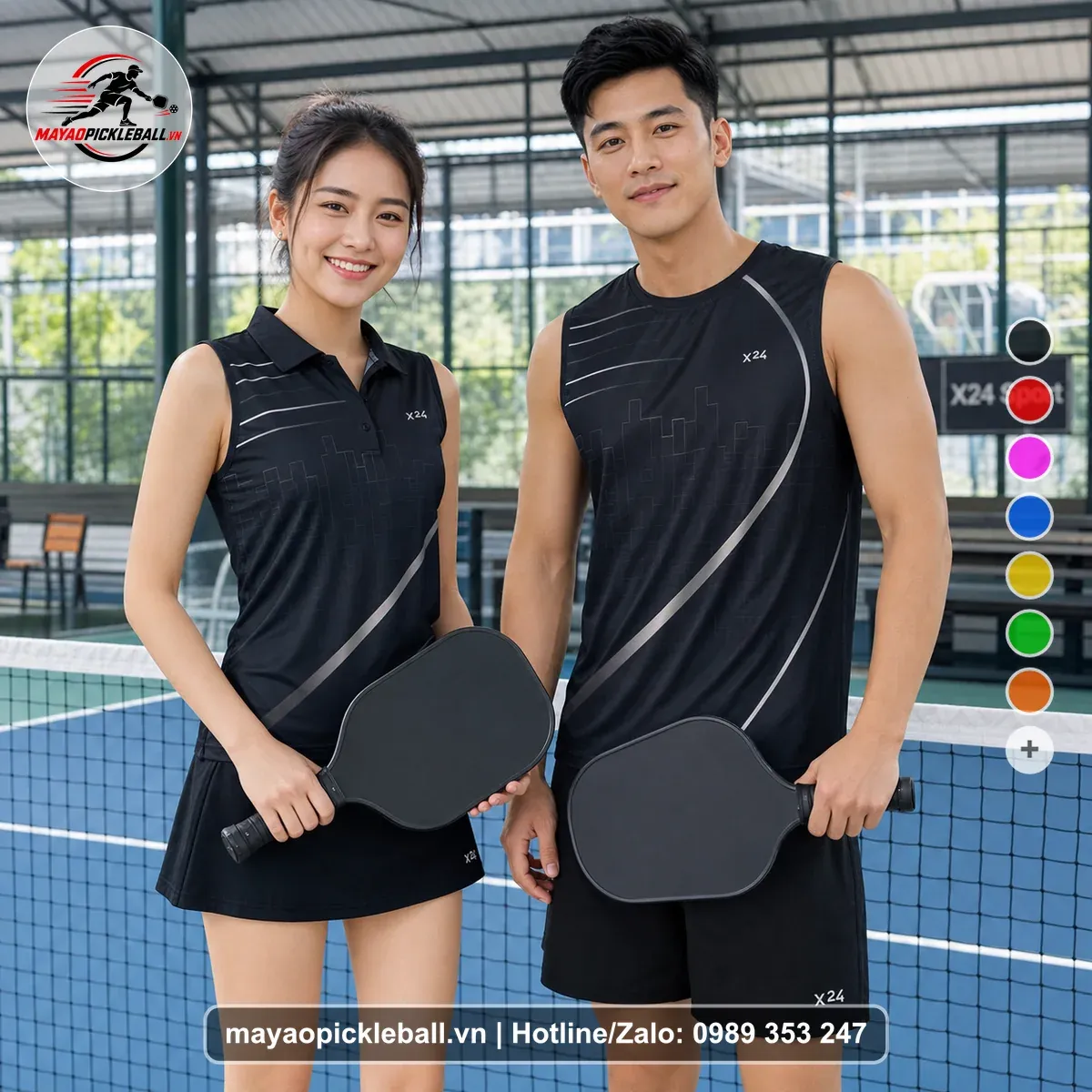 Bộ Quần Áo Pickleball PND-PB-448 Đỏ