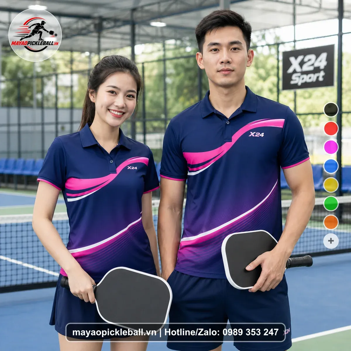 Bộ Quần Áo Pickleball PND-PB-450 Đỏ