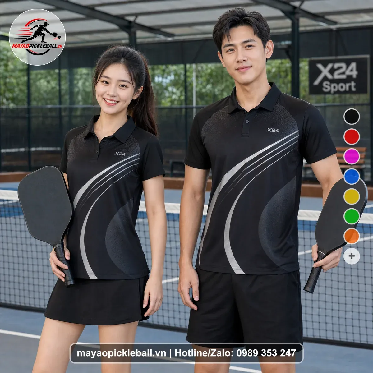 Bộ Quần Áo Pickleball PND-PB-451 Đỏ
